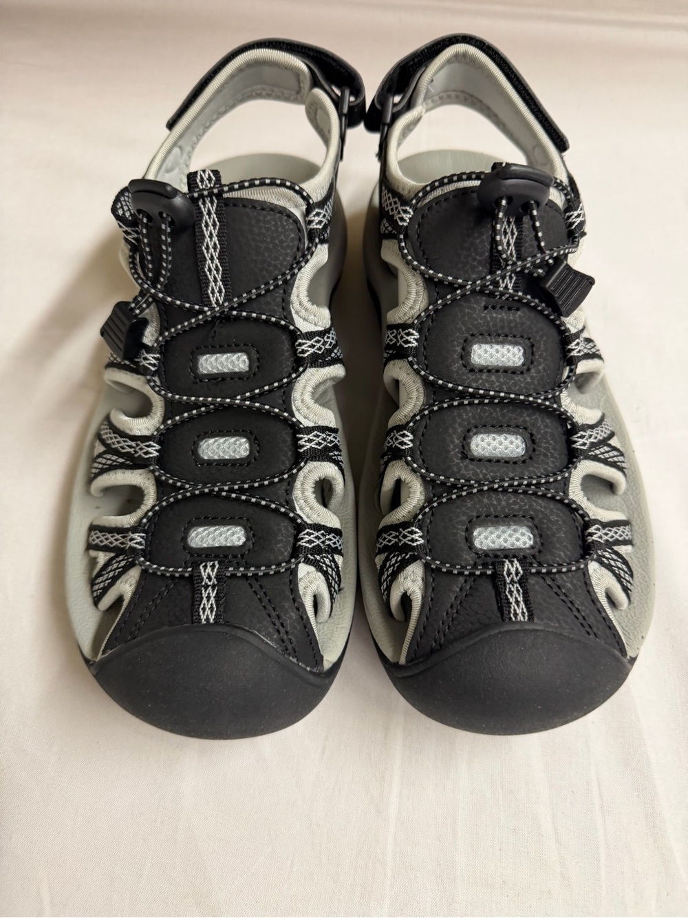 Keds Black and Gray Sport Sandals